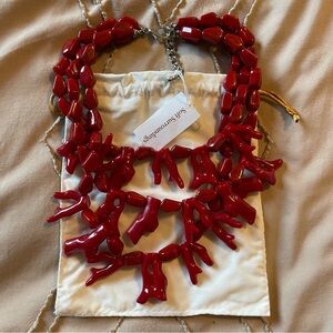 SOFT SURROUNDINGS Coral Island Necklace NWT